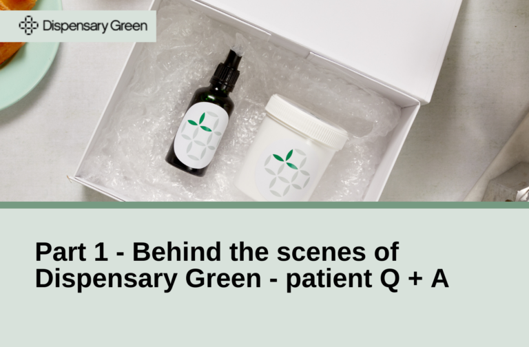 Part 1 – Behind the scenes of Dispensary Green patient Q + A